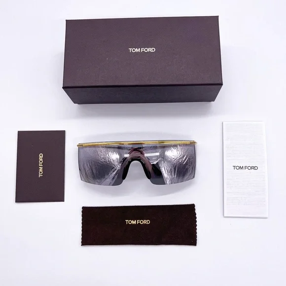 NEW TOM FORD PAVLOS-02 TF980 30C MEN’S SHIELD SUNGLASSES TOM FORD FT0980/S